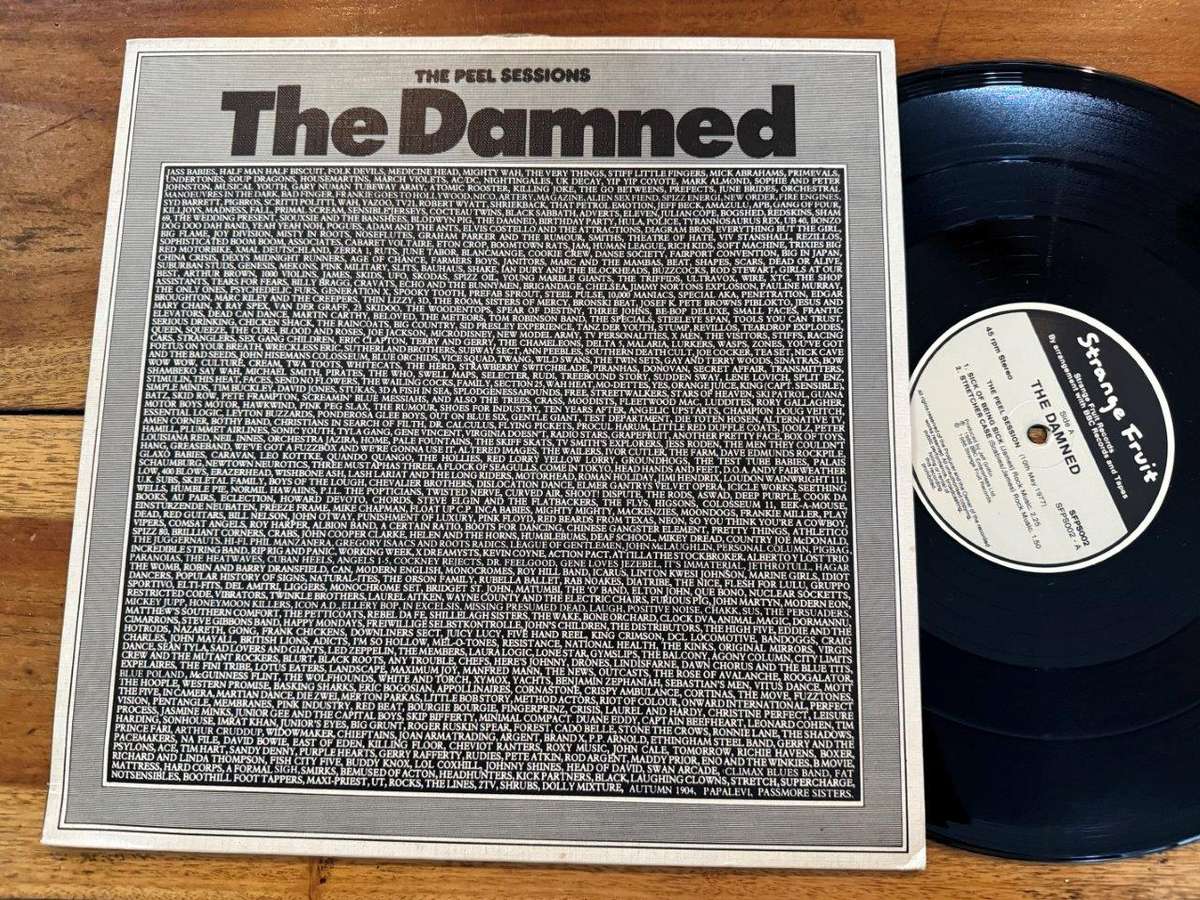 The Damned - The Peel Sessions SFPS002 (UK?) VG+/VG+  Slight seam split on top seam