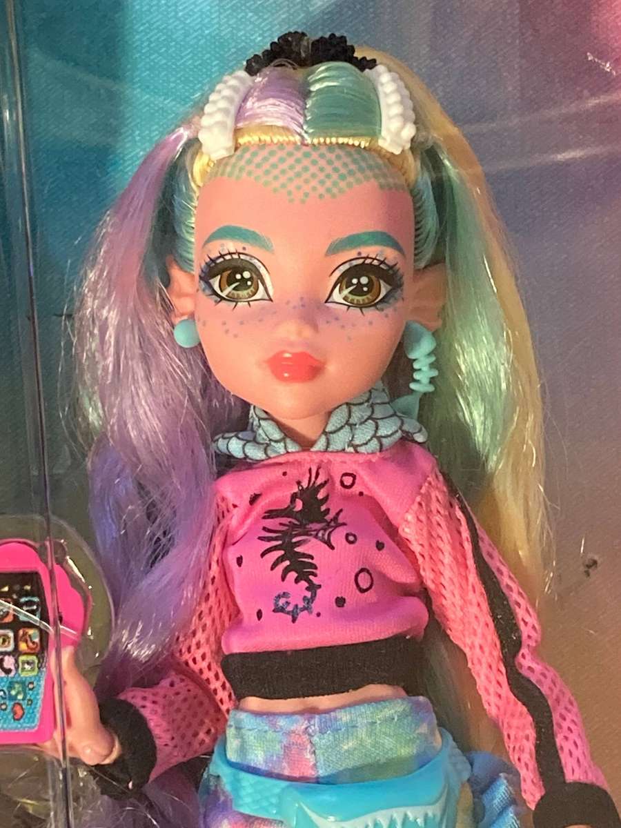 Monster High Lagoona Blue, Mattel 2022 (prev. opened, complete, like new)