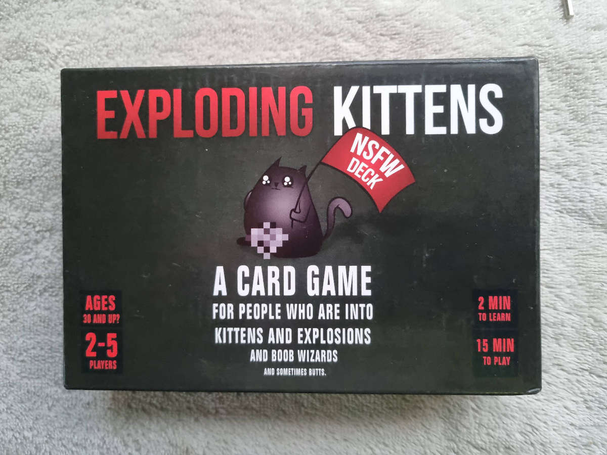 Exploding Kittens NSFW deck