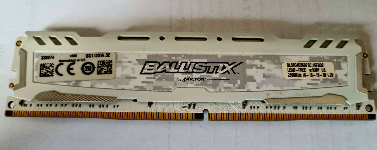 Ballistix RAM memory