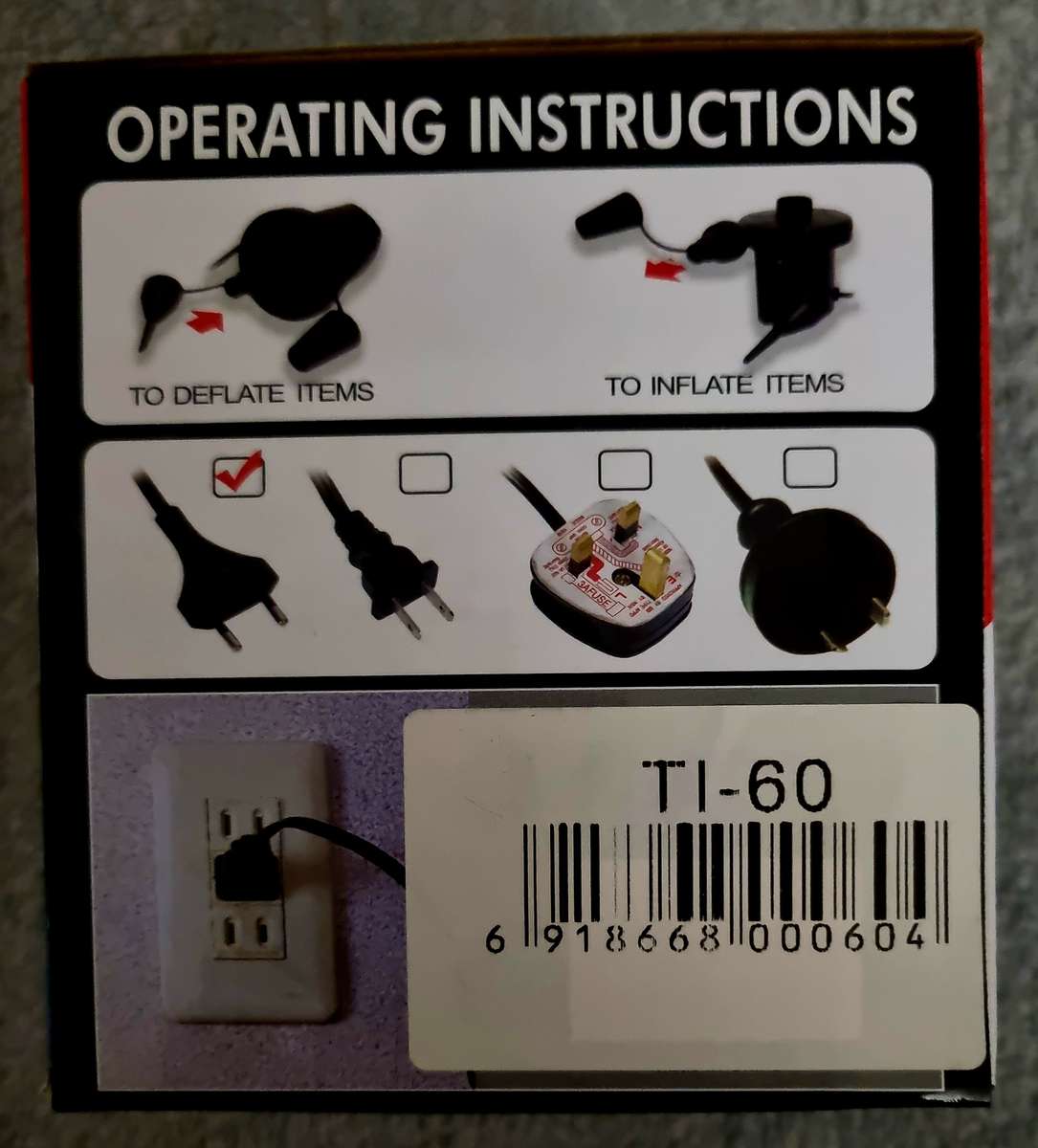 AC Electric air pump