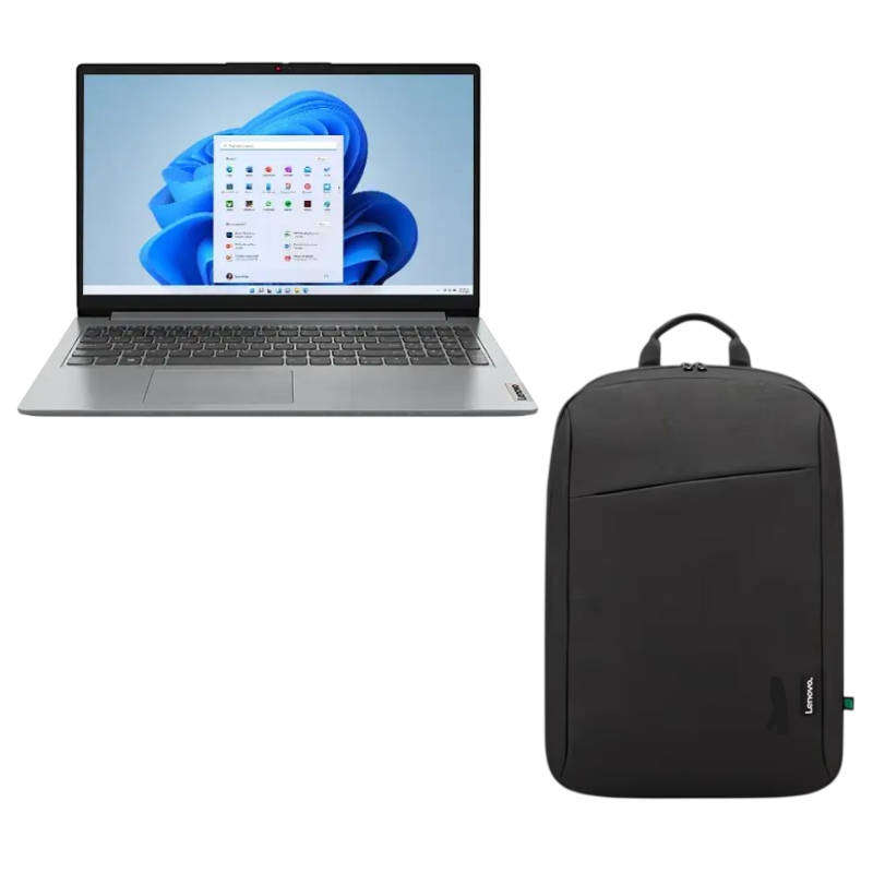 Lenovo ideapad V15, AMD Athion 7120, 8GB Ram, 512SSD, with Backpack & Microsoft Product