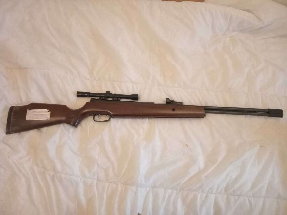High powered spring loaded air rifle