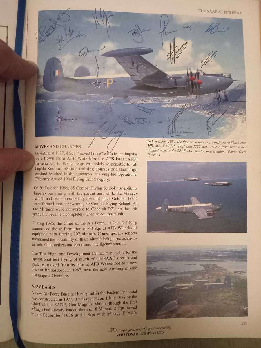 South African Airforce memorabilia