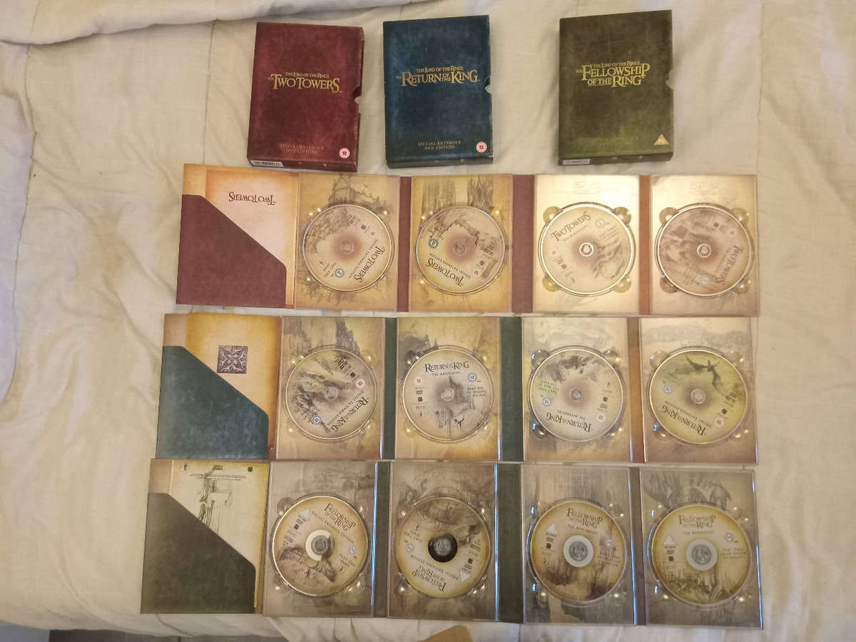 Lord of the rings, 12 DVD set