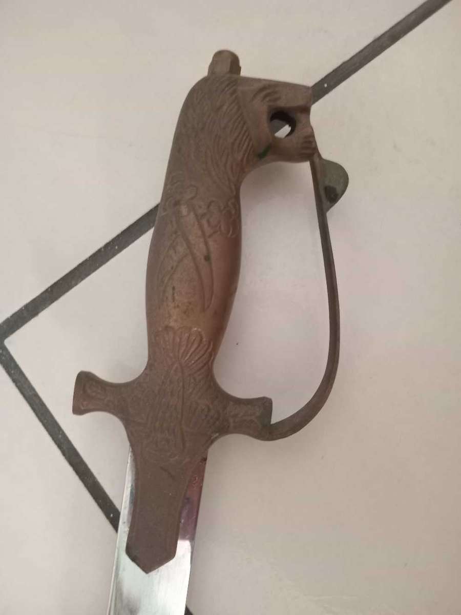 Indian Talwar Sword in velvet sheath