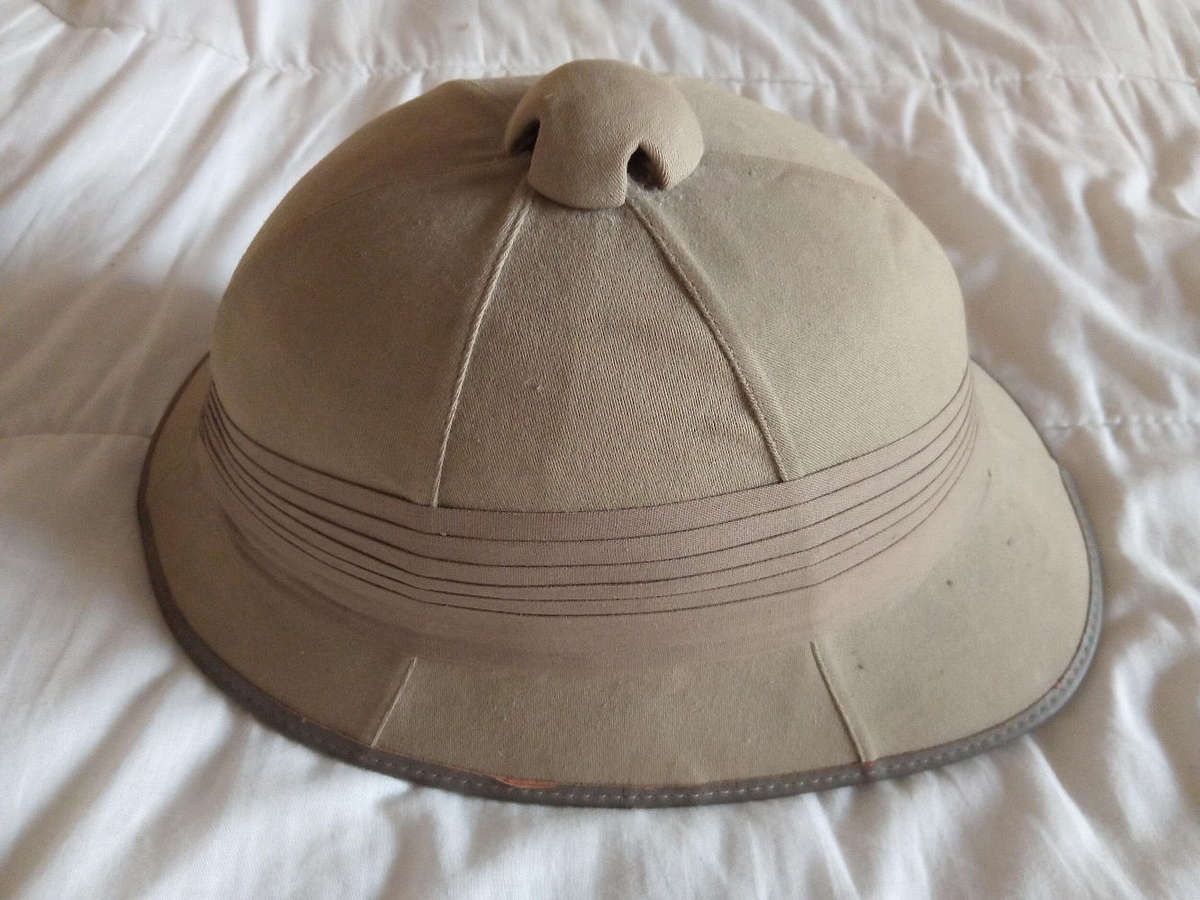 British Rhodesia bush war pith helmet