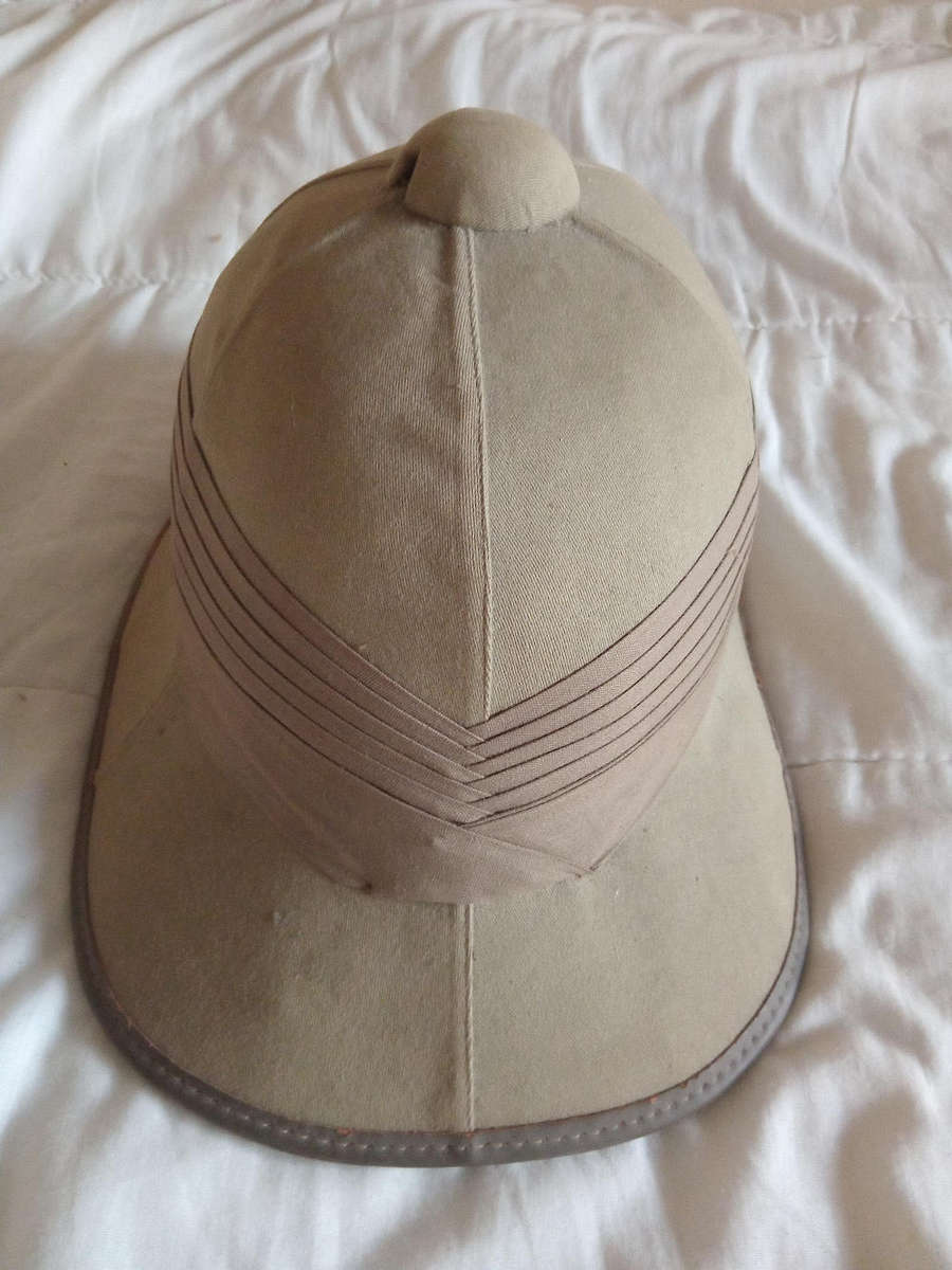 British Rhodesia bush war pith helmet