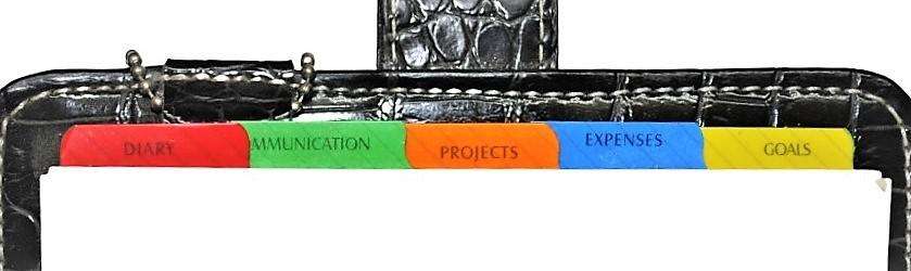 New Black Real Leather Crocodile-Texture Advantage Organiser