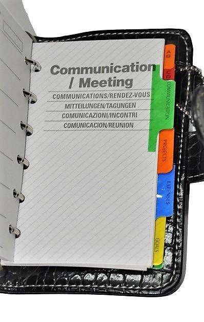 New Black Real Leather Crocodile-Texture Advantage Organiser