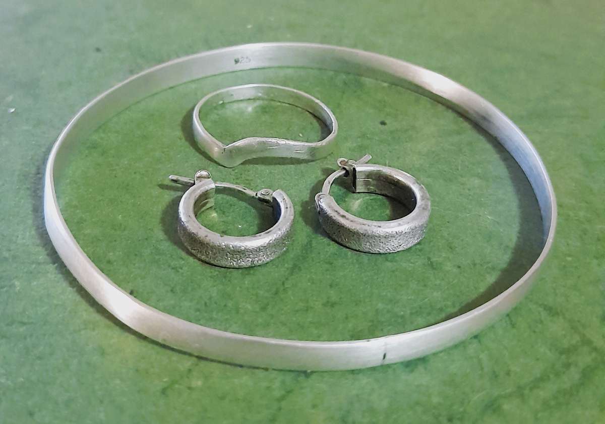 Mixed Lot of Vintage 925 Sterling Silver Jewellery