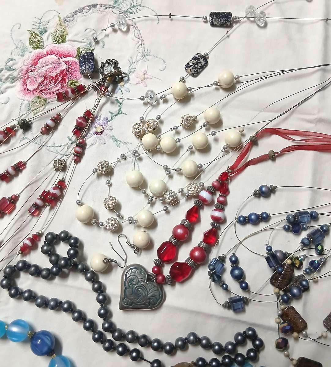 Job Lot Eclectic Vintage Costume Jewellery | Mixed Styles | Necklaces, Bracelets, Earrings & More