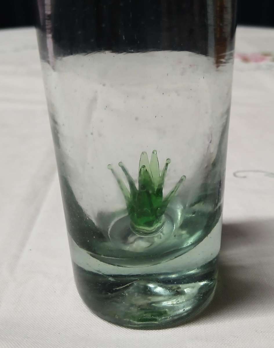 Handblown Mexican Agave Shot Glass - Recycled Glass Artistry
