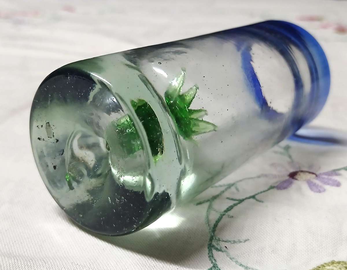 Handblown Mexican Agave Shot Glass - Recycled Glass Artistry
