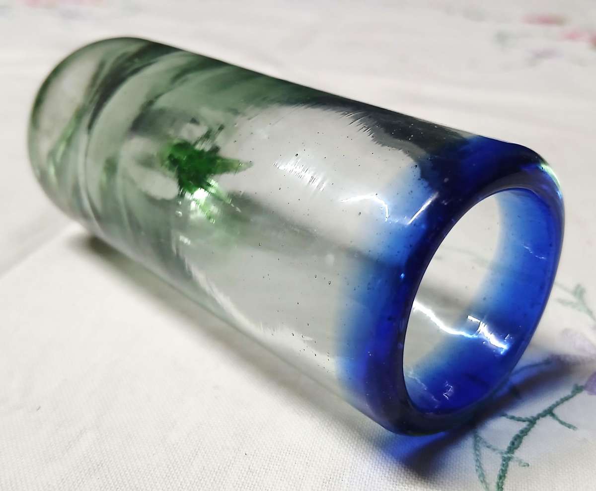 Handblown Mexican Agave Shot Glass - Recycled Glass Artistry