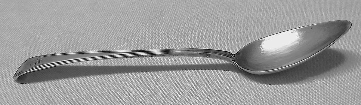 Antique Georgian Silver Teaspoon  Appears to Be London 1799 by Richard Crossley
