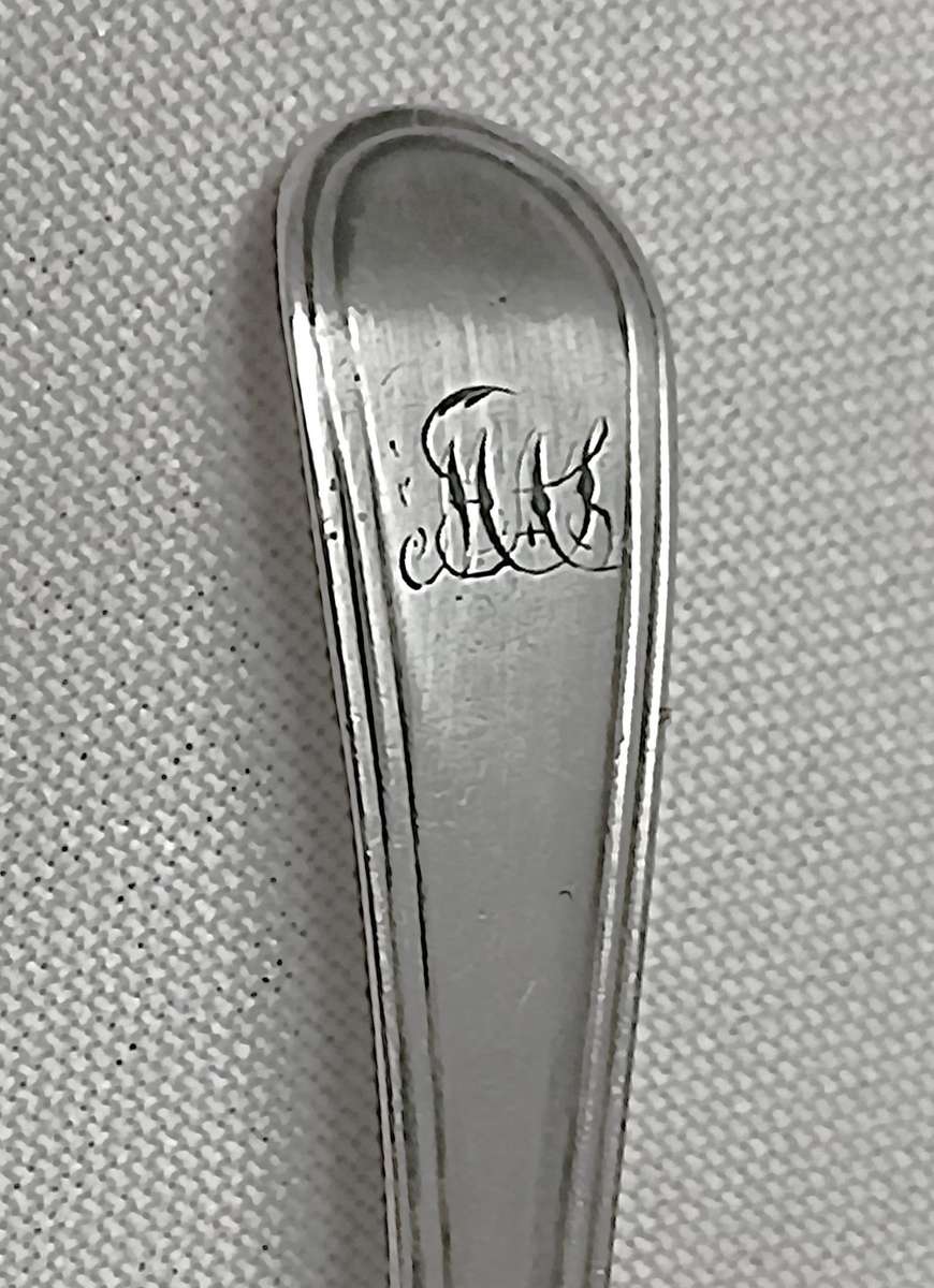 Antique Georgian Silver Teaspoon  Appears to Be London 1799 by Richard Crossley