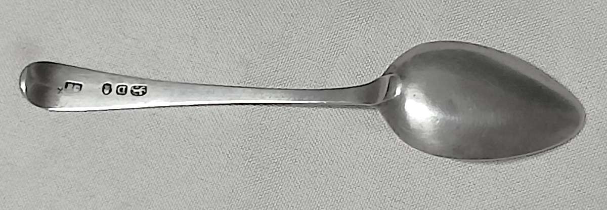 Antique Georgian Silver Teaspoon  Appears to Be London 1799 by Richard Crossley