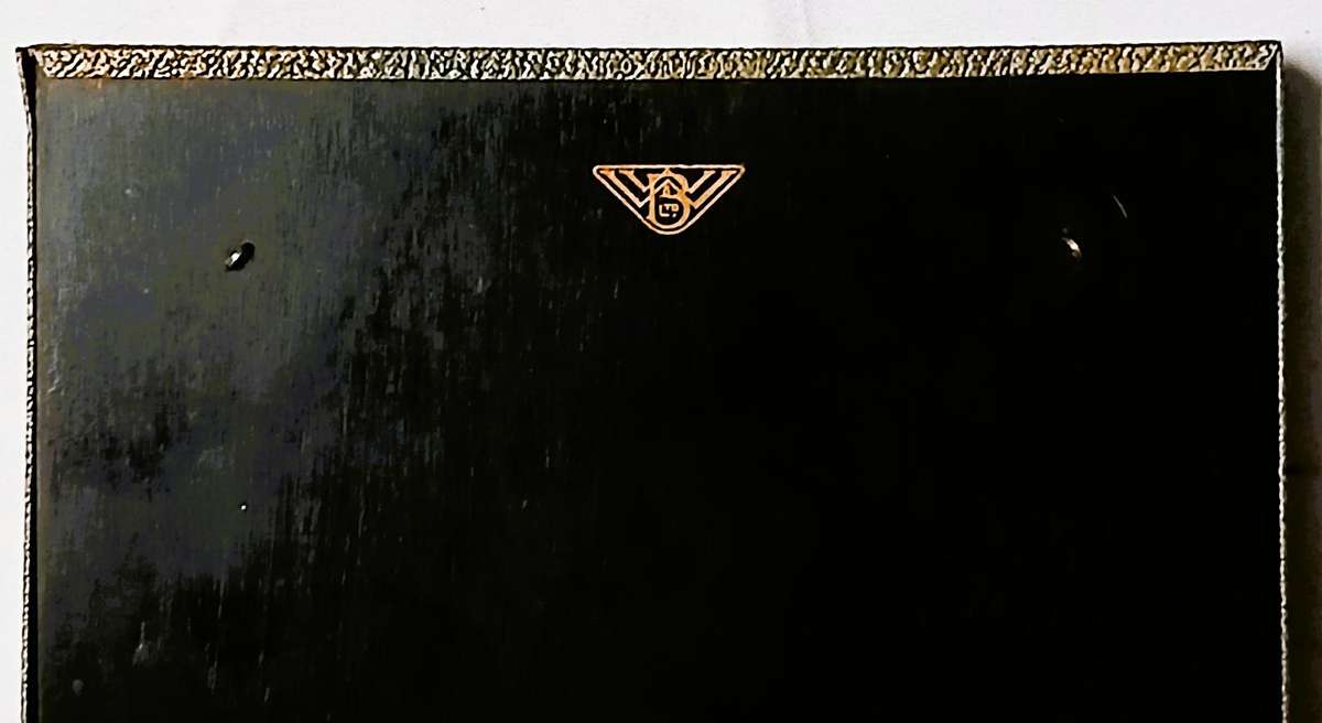 Pair of Rare Antique WWB Ltd (Wilkes & Brookes) Art Deco Silverplated Convex Glass Picture Frames