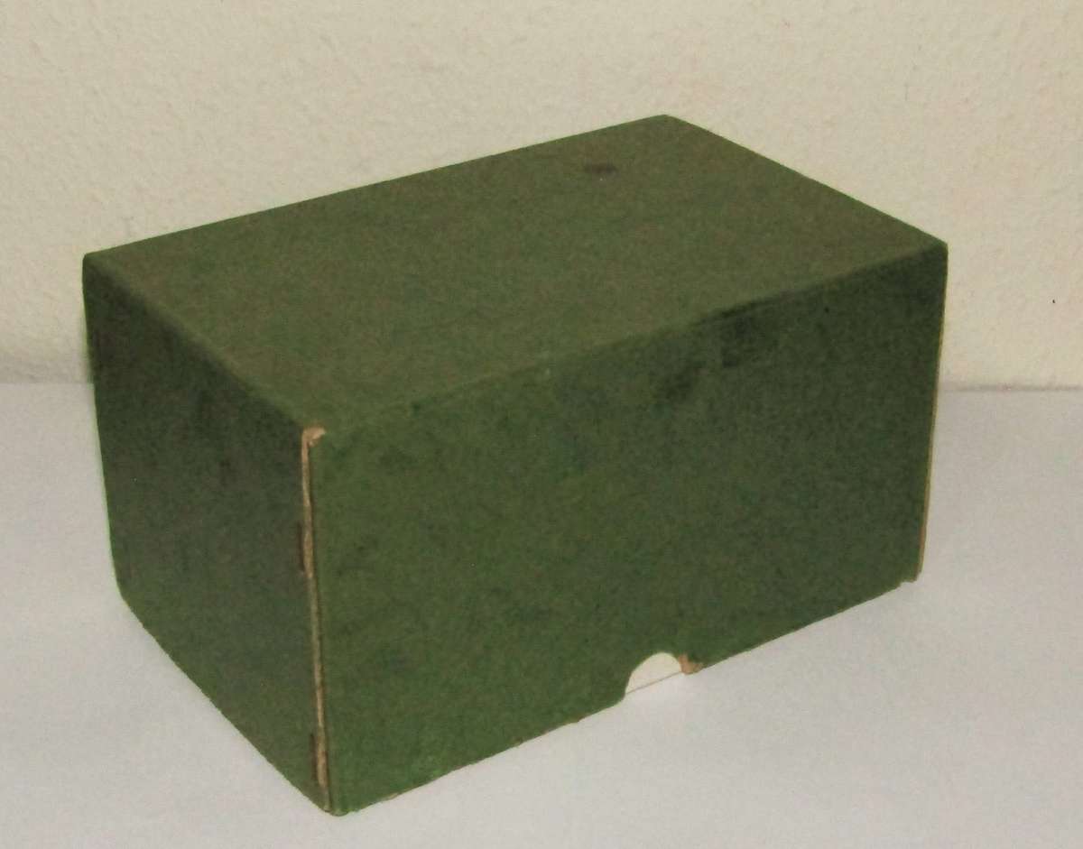 Vintage Replica Kabuto Samurai Doll Helmet Display Set with Gilt Embellishments and Original Box