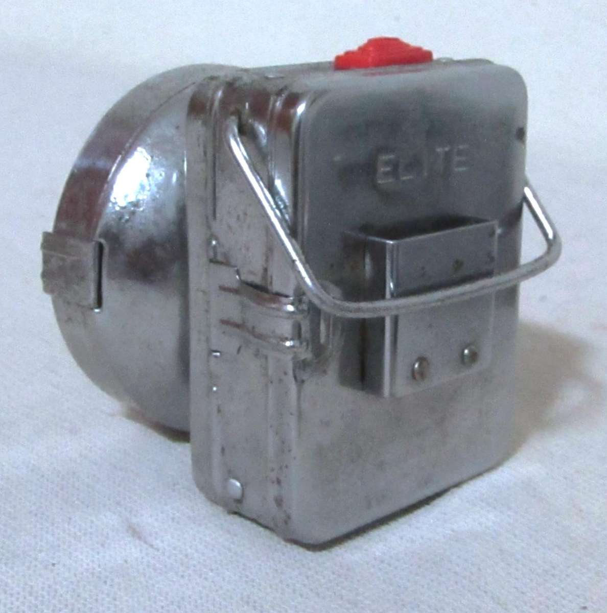 Vintage Elite Metal Handheld & Headlamp Flashlight Pair with Instructions