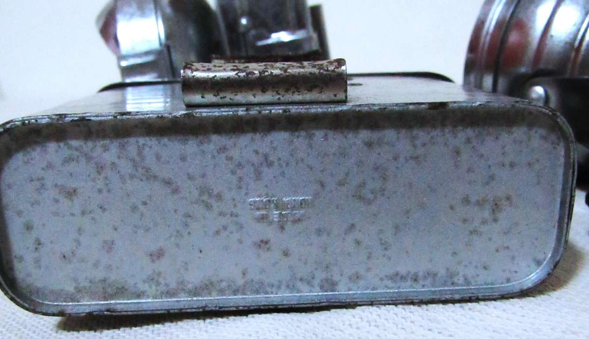 Vintage Elite Metal Handheld & Headlamp Flashlight Pair with Instructions