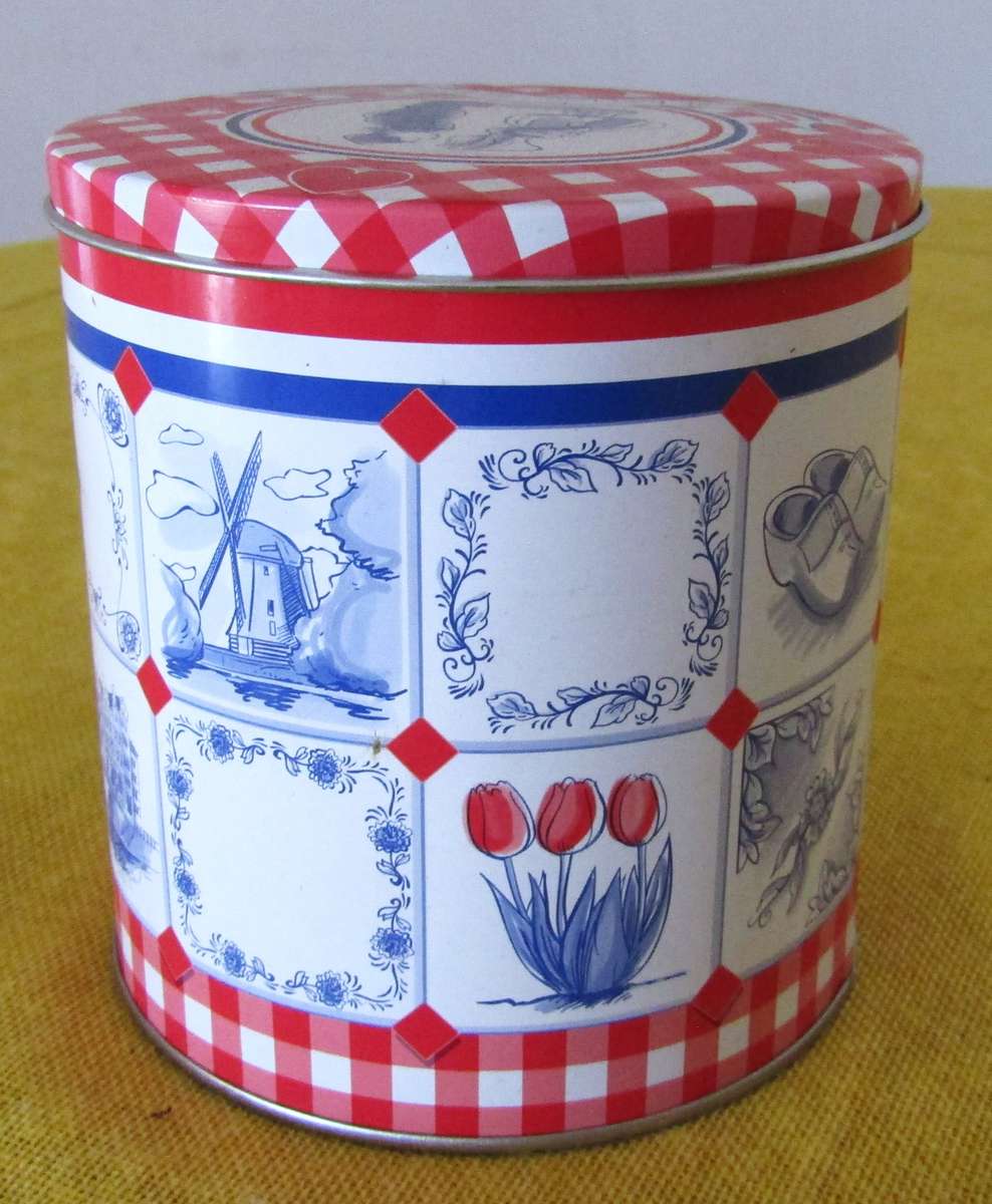 Contemporary, Collectible Ik hou van Holland Storage Tin