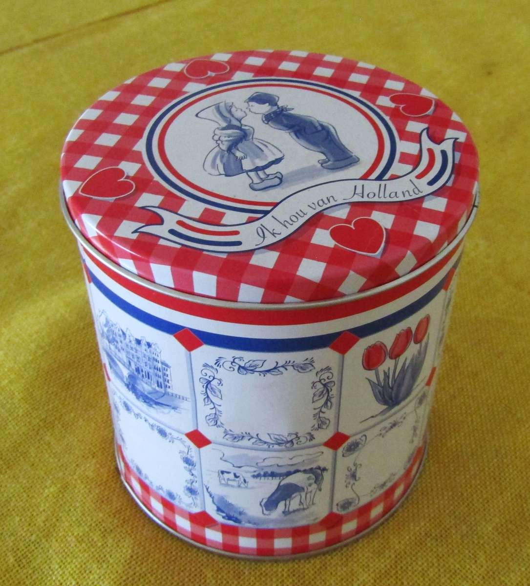 Contemporary, Collectible Ik hou van Holland Storage Tin