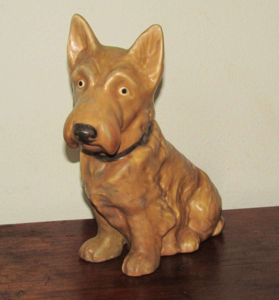 Vintage Sylvac Pottery Large Brown/Tan Scottish Terrier, Number 1209