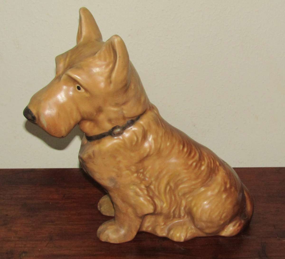 Vintage Sylvac Pottery Large Brown/Tan Scottish Terrier, Number 1209
