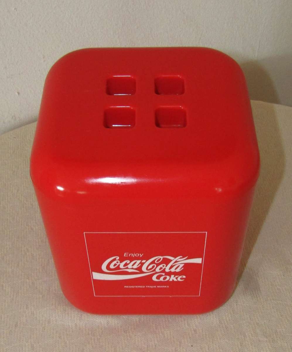 Retro Coca-Cola Square Ice Bucket/Box with Lid