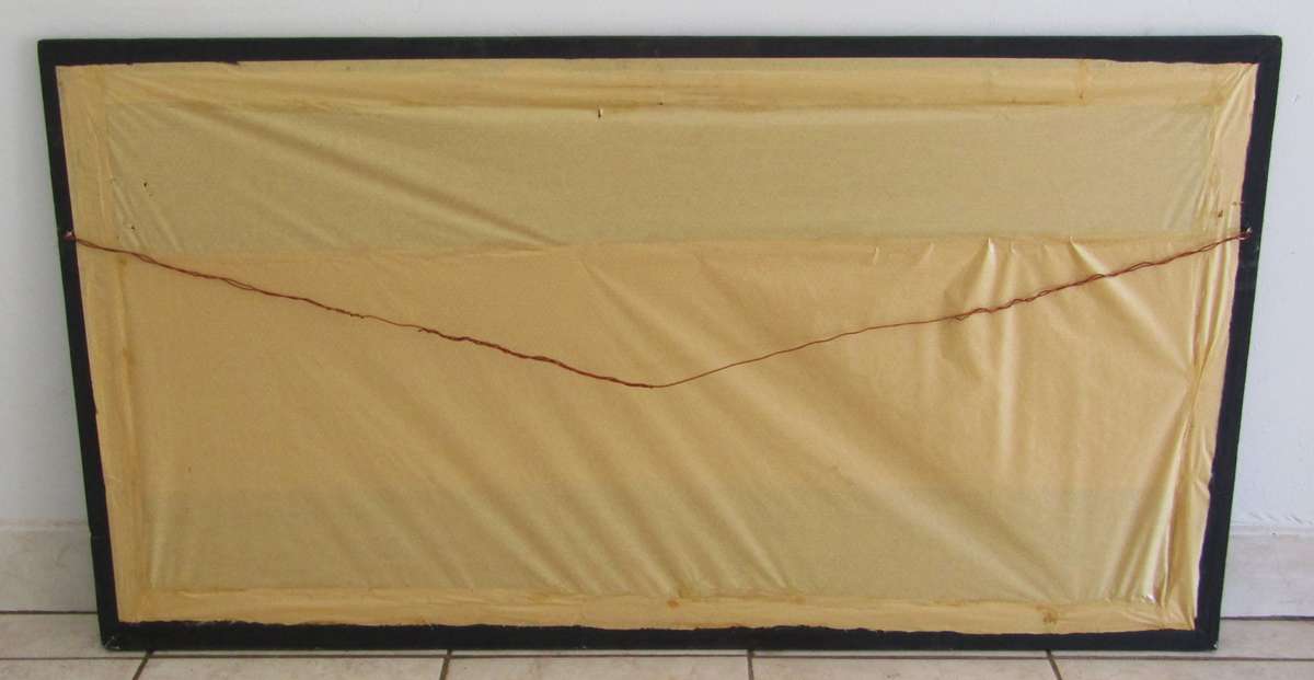 Original Oil on Board of an African Sunset signed Rafael