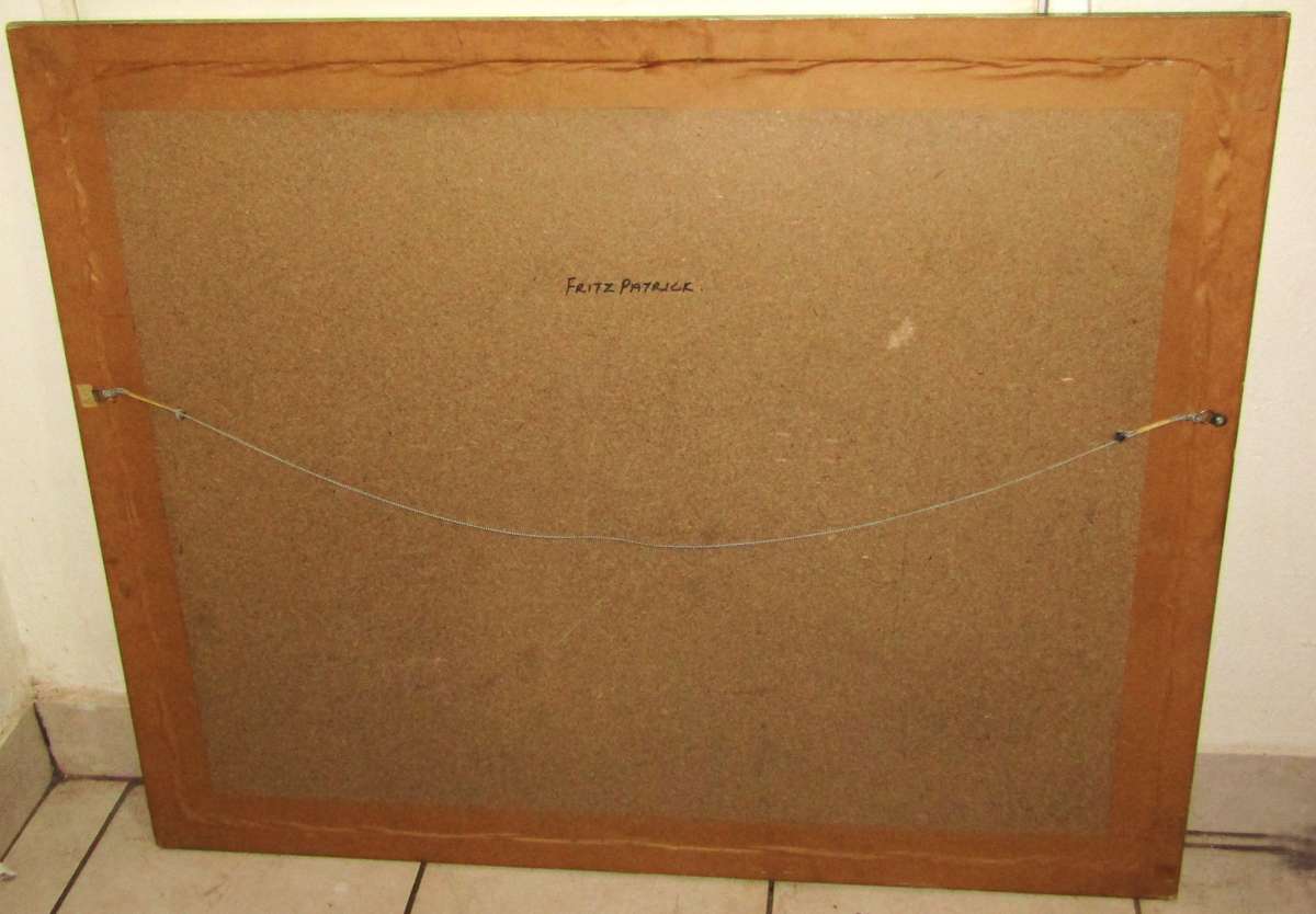 Decorative Framed Landscape Print by South African Artist Mike Fitzpatrick (1994)