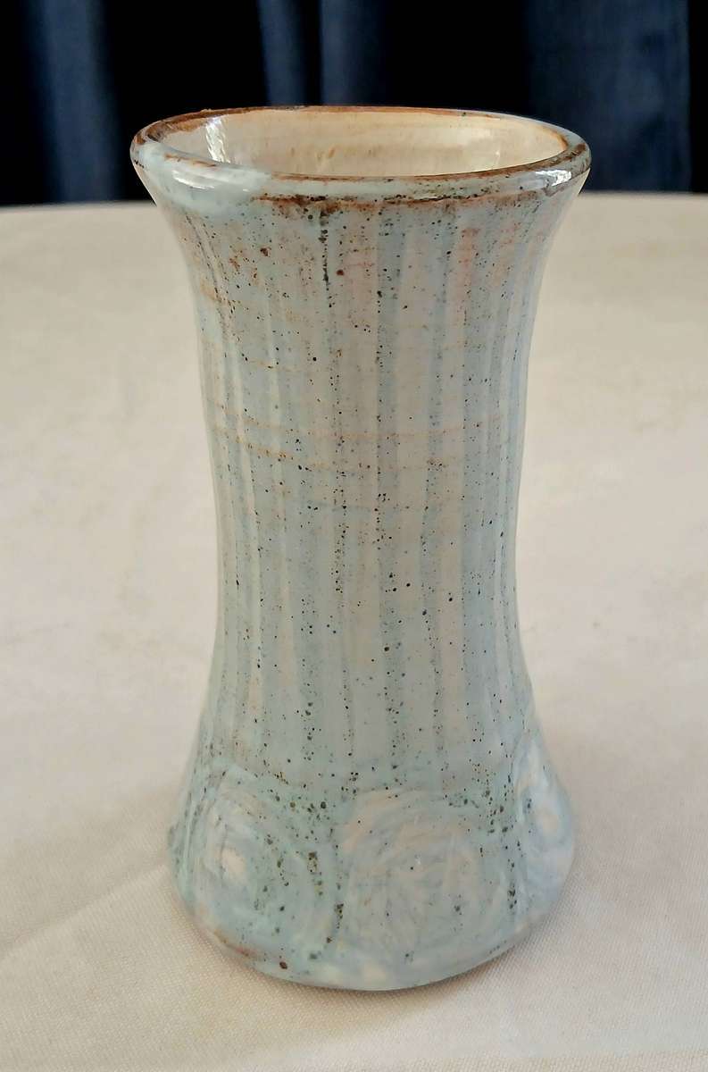 Scottish Studio Pottery Vase | Lockhead Kirkcudbright | Hand Thrown Stoneware