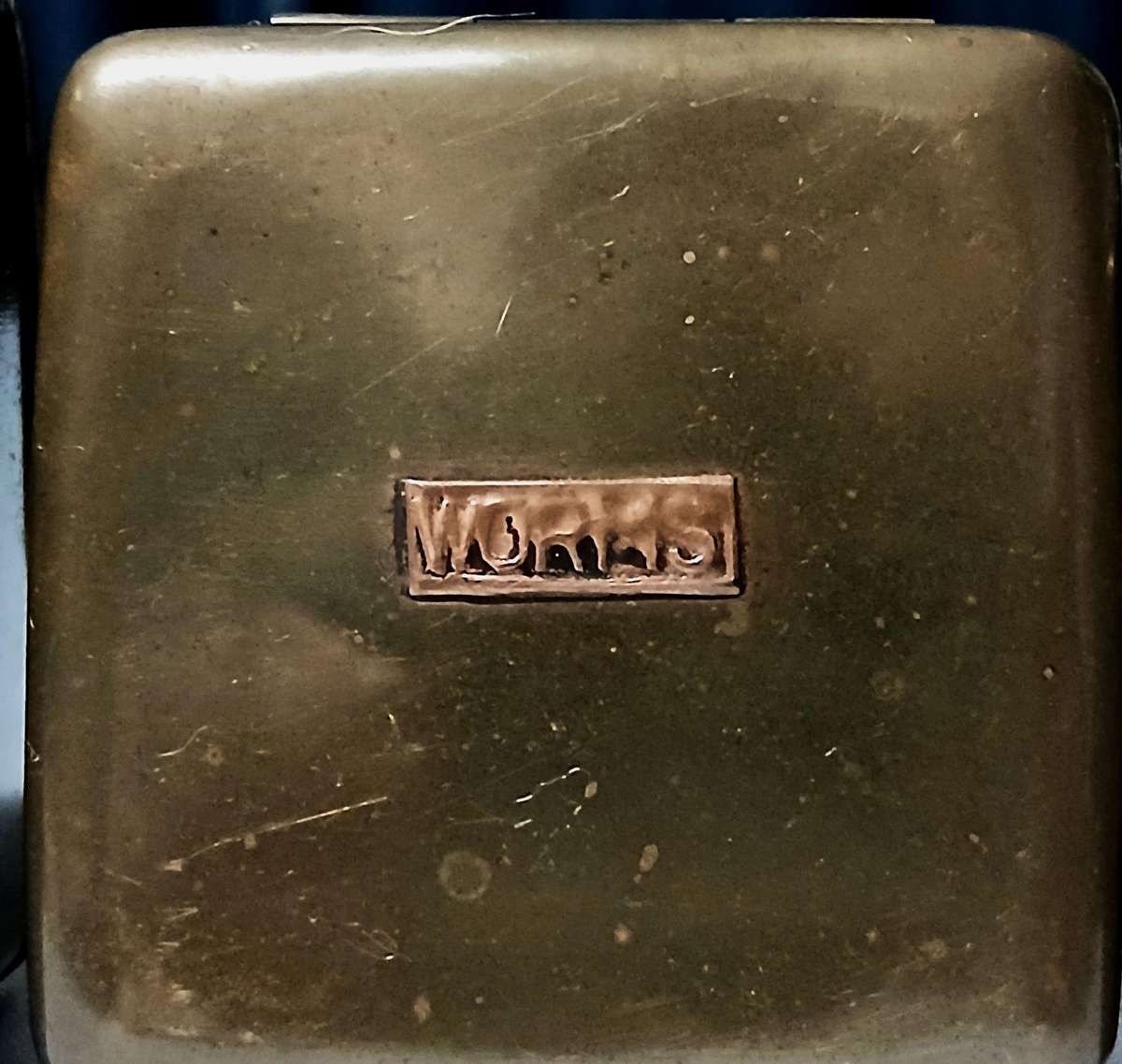 Vintage Brass Bait Tin Set with Copper Labels | Maggots, Worms & General Bait Boxes
