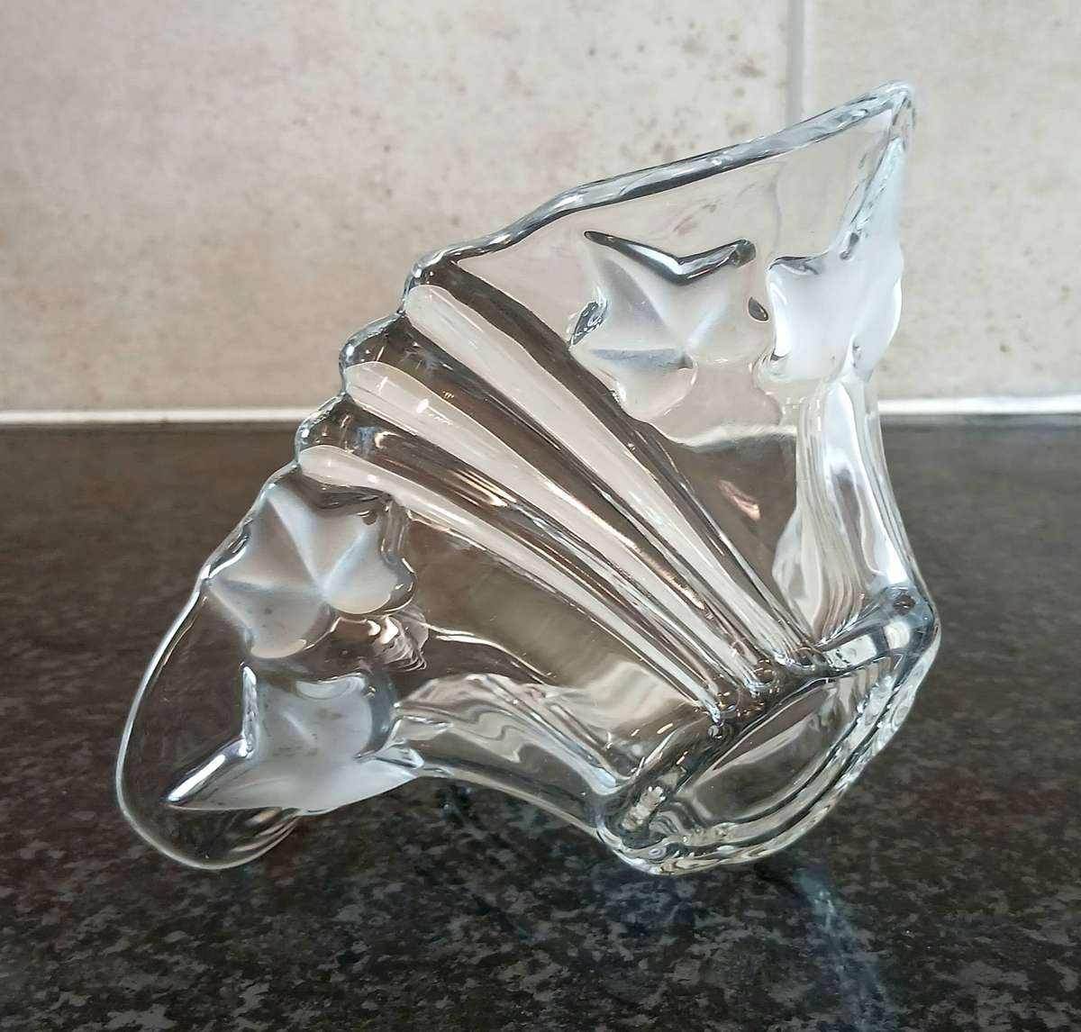 Vintage Mikasa Parisian Ivy Handkerchief Bowl | Sculptural Modern Elegance