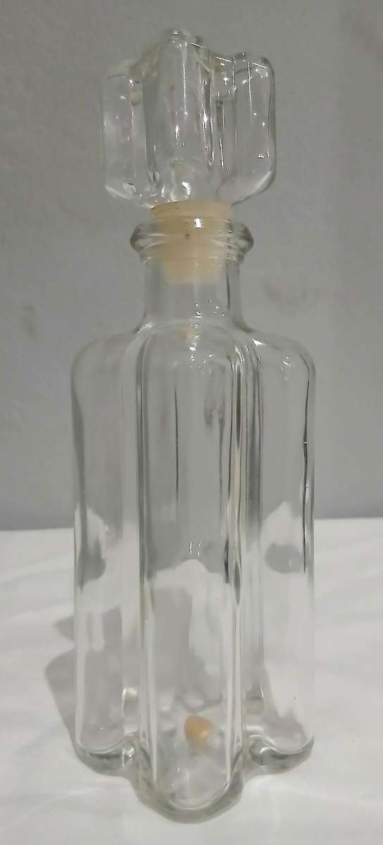 Vintage Revlon Charlie Splash-On Cologne Bottle | Made in France | Clear Glass with Stopper