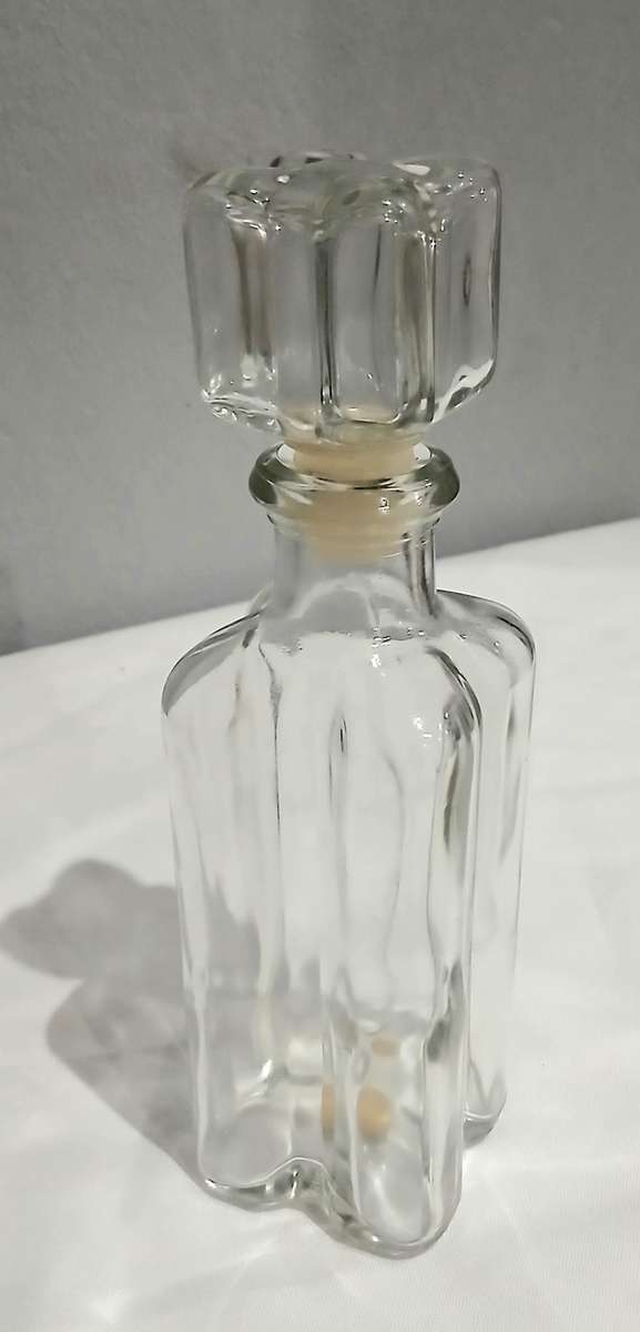Vintage Revlon Charlie Splash-On Cologne Bottle | Made in France | Clear Glass with Stopper