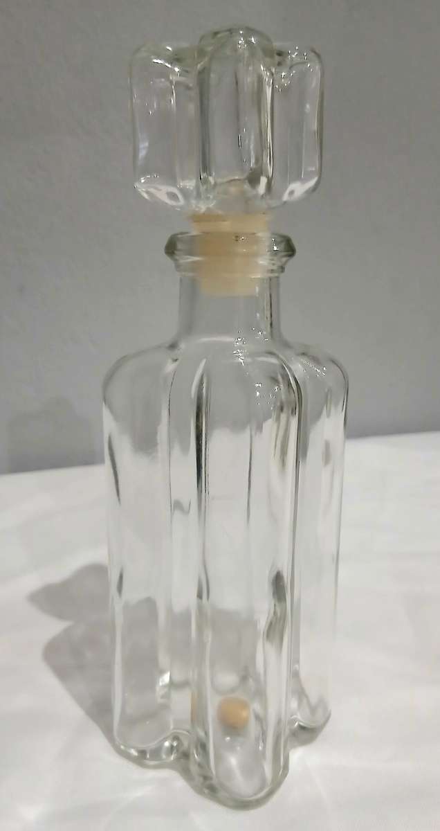 Vintage Revlon Charlie Splash-On Cologne Bottle | Made in France | Clear Glass with Stopper