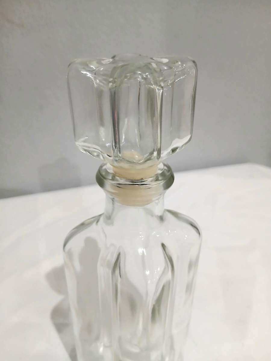 Vintage Revlon Charlie Splash-On Cologne Bottle | Made in France | Clear Glass with Stopper