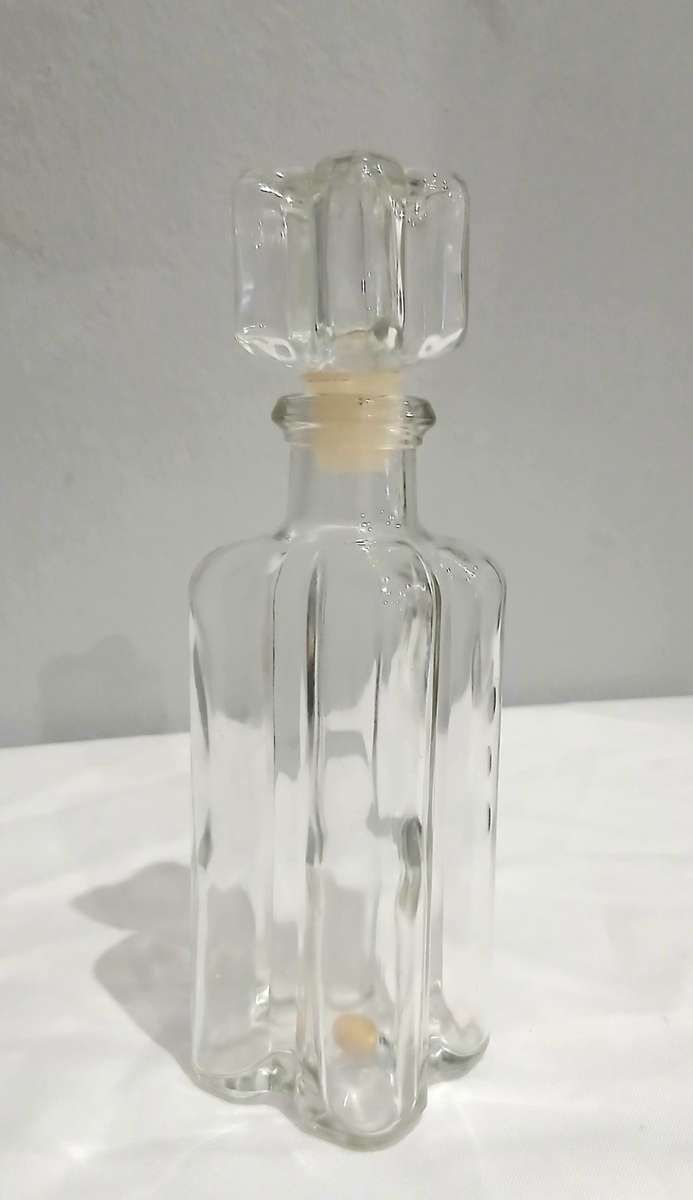 Vintage Revlon Charlie Splash-On Cologne Bottle | Made in France | Clear Glass with Stopper