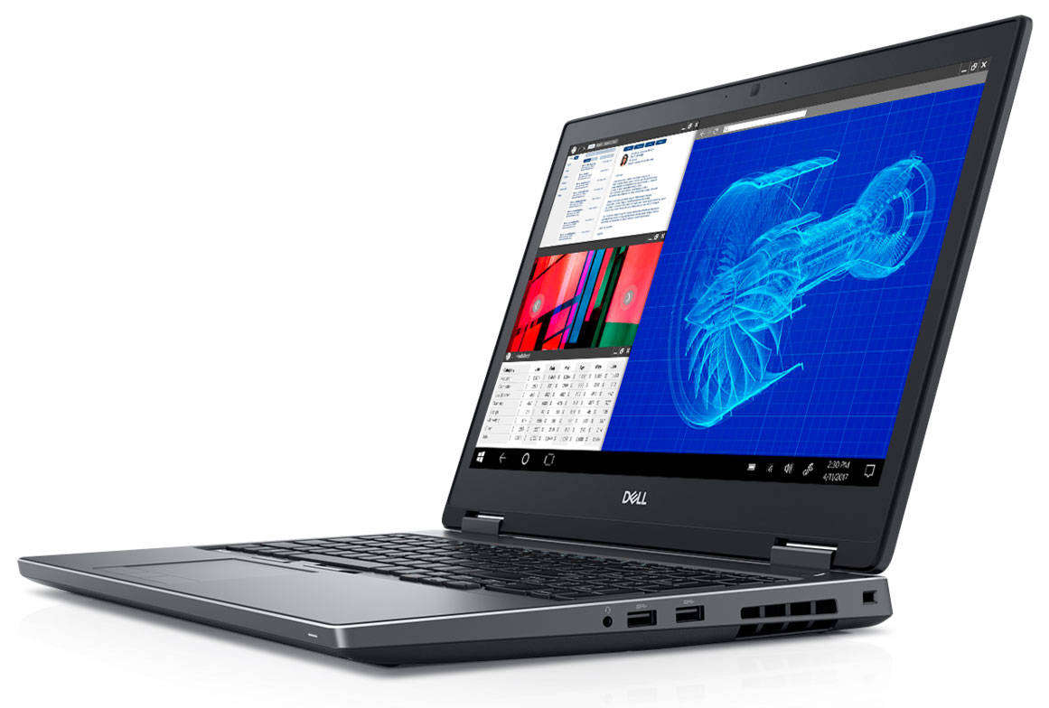 8TH GEN I7, 16GB RAM, 256GB SSD, NVIDIA QUADRO P1000 4K DELL PRECISION 7530 MOBILE WORKSATION
