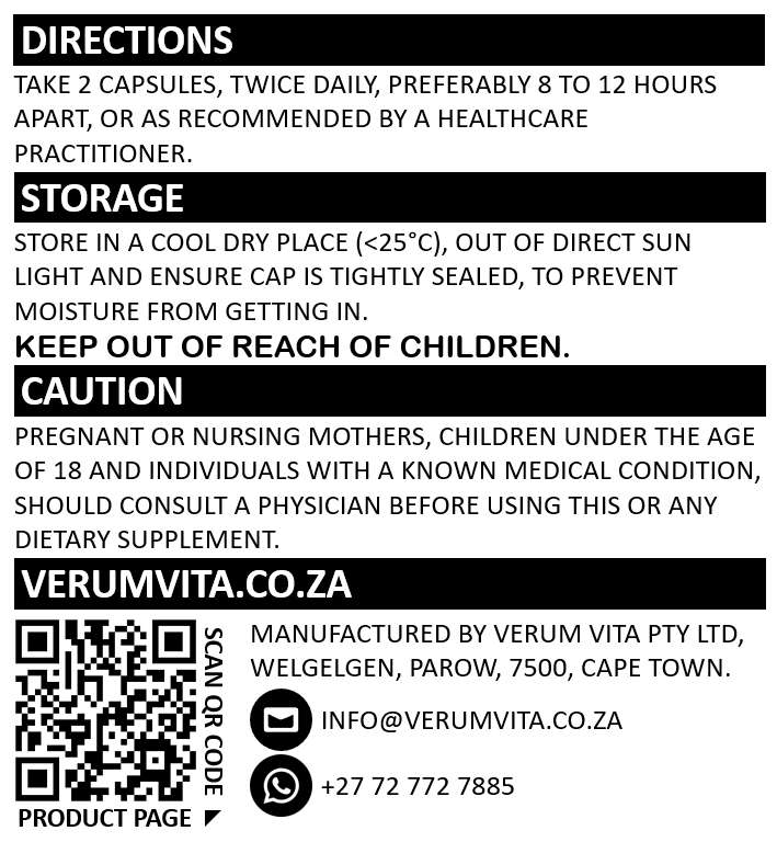 BRAHMI (GOTU KOLA) CAPSULES (120)