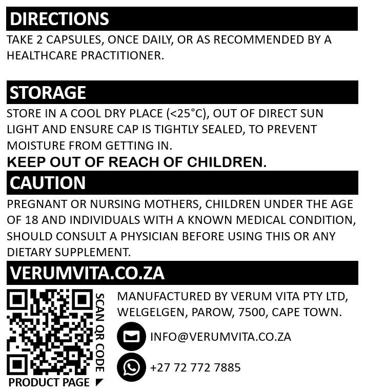 ASHWAGANDHA CAPSULES (120)