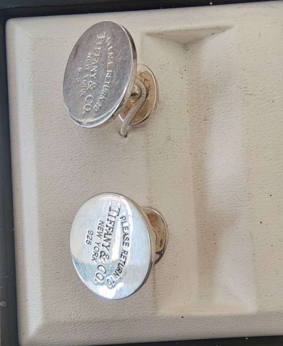Tiffany & Co. silver cufflinks