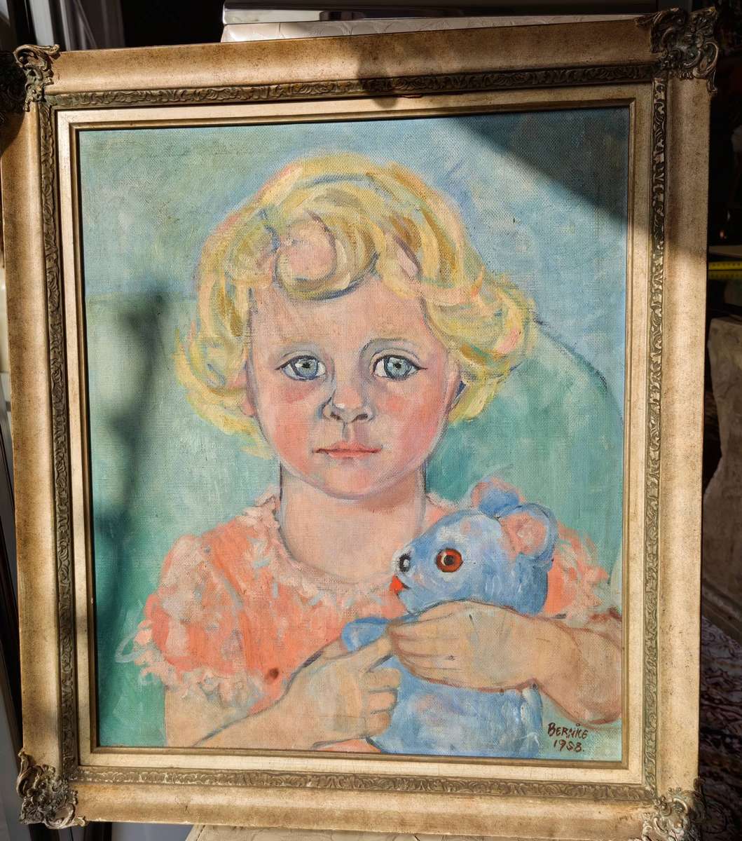 Vintage oil painting