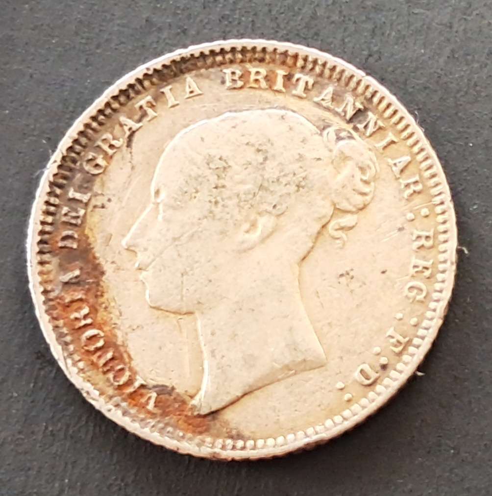 1873 GREAT BRITAIN SIXPENCE
