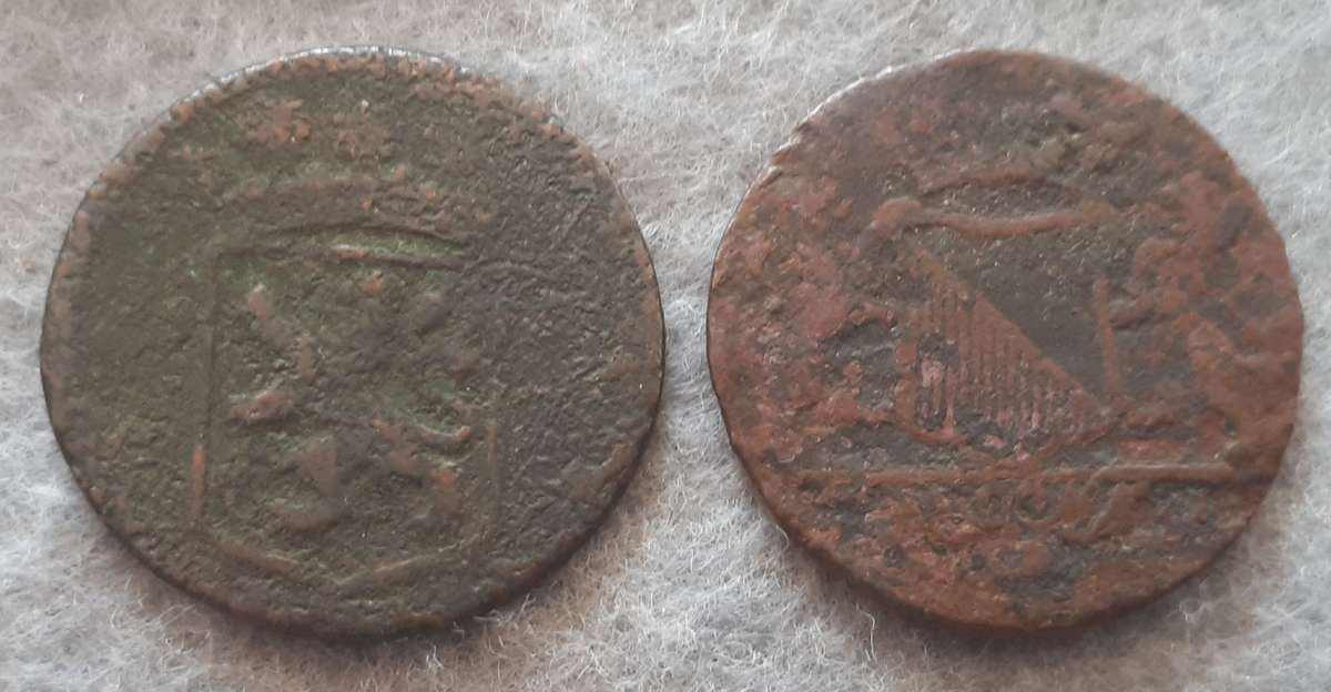 VOC 1 DUIT PAIR : 1750 & 1754