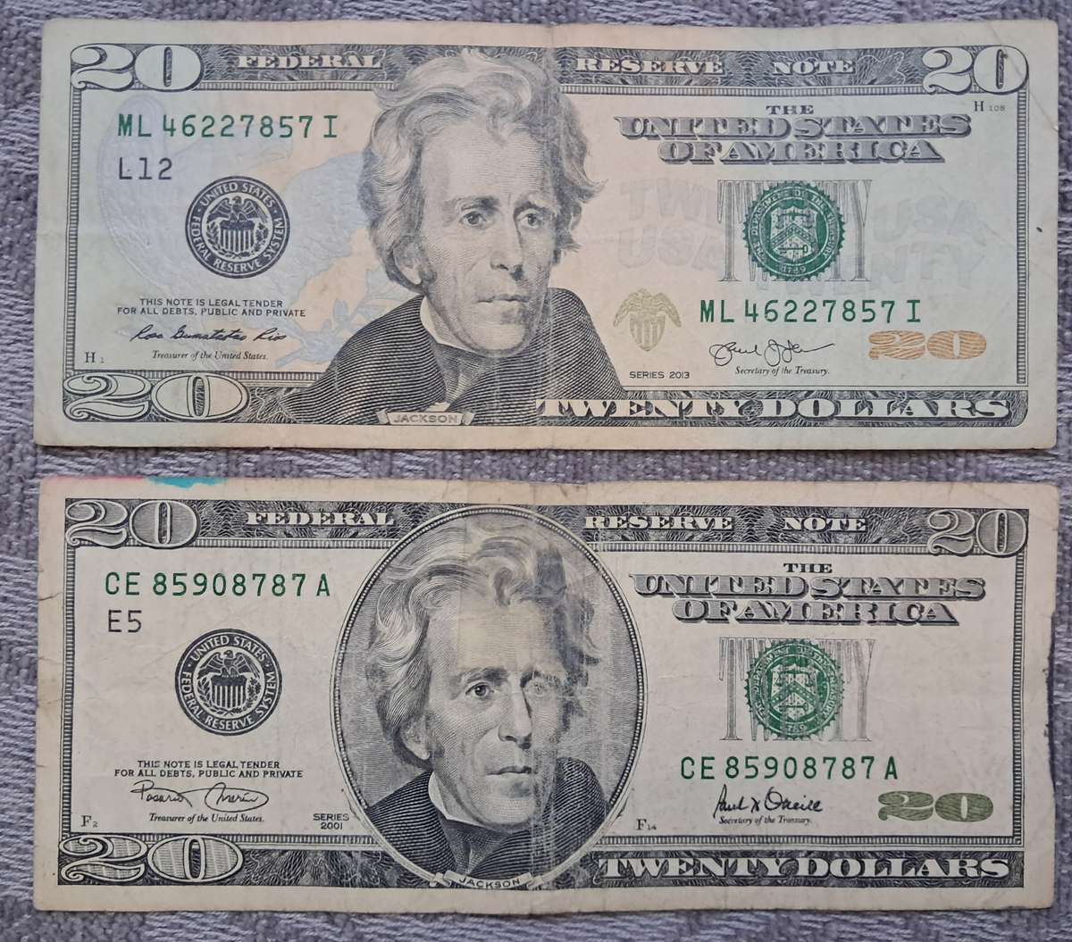 USA $40 : FORTY DOLLARS : ZAR R757