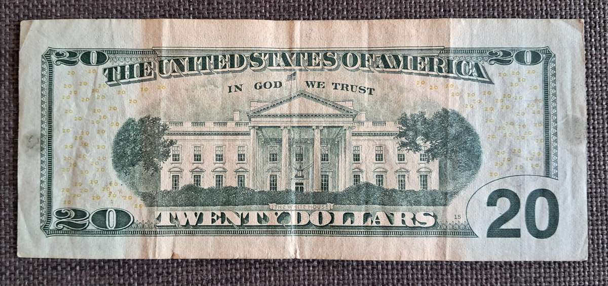 USA $20 : TWENTY DOLLARS